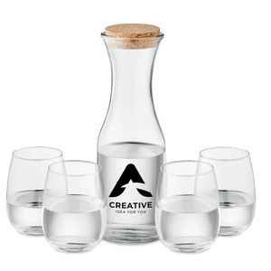 GiftRetail MO6656 - PICCADILLY Set bebida vidrio reciclado Transparent