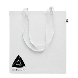 GiftRetail MO6674 - ZOCO COLOUR Bolsa compra algodón reciclado Blanco