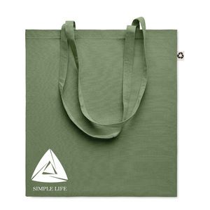 GiftRetail MO6674 - ZOCO COLOUR Bolsa compra algodón reciclado Verde