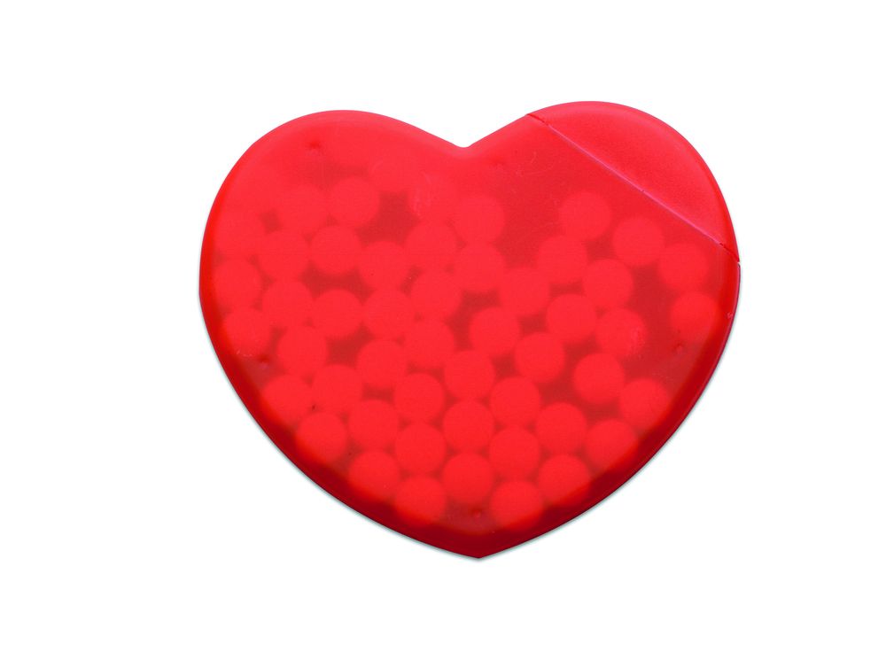 GiftRetail MO7158 - CORAMINT Caja corazón de caramelos