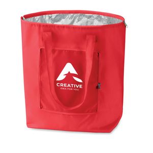 GiftRetail MO7214 - PLICOOL Bolsa compra isotérmica pleg. Rojo