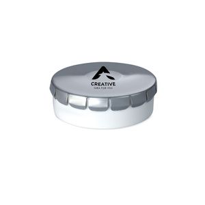 GiftRetail MO7232 - MINTO Caja 10 gr caramelos menta matt silver