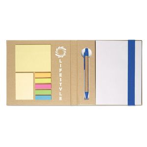 GiftRetail MO8183 - QUINCY Set de papelería Azul royal