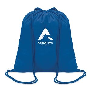 GiftRetail MO8484 - COLORED Bolsa cuerdas algodón 100 gsm Azul royal