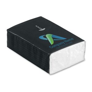 GiftRetail MO8649 - Mini paquete de pañuelos Negro