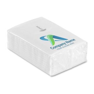 GiftRetail MO8649 - Mini paquete de pañuelos Blanco
