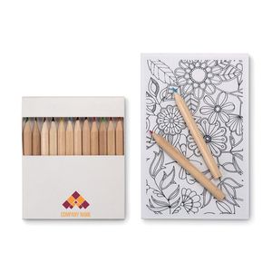 GiftRetail MO8850 - PAINT&RELAX Set de dibujo Blanco