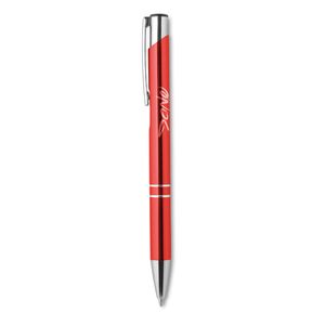 GiftRetail MO8893 - BERN Bolígrafo aluminio pulsador Rojo