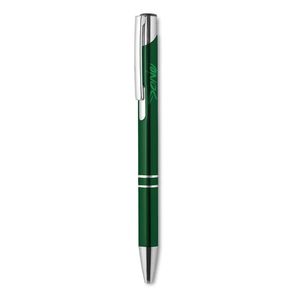 GiftRetail MO8893 - BERN Bolígrafo aluminio pulsador Verde