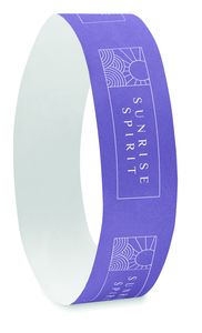 GiftRetail MO8942 -  TYVEK Pulsera eventos Tyvek® Violeta