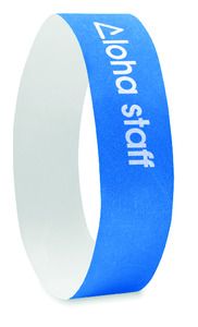 GiftRetail MO8942 -  TYVEK Pulsera eventos Tyvek® Azul royal