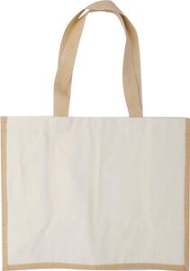 GiftRetail MO8967 - CAMPO DE FIORI Bolsa de la compra de yute negro
