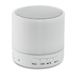 GiftRetail MO9062 - ROUND WHITE Altavoz circular inalámbrico