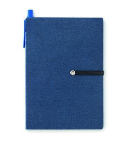 GiftRetail MO9213 - RECONOTE Libreta de papel reciclado Azul
