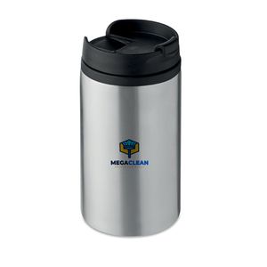 GiftRetail MO9246 - FALUN Vaso de doble capa 250 ml matt silver