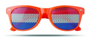 GiftRetail MO9275 - FLAG FUN Gafas con bandera Naranja