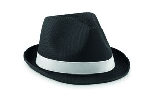 GiftRetail MO9342 - WOOGIE Sombrero de paja de color Negro