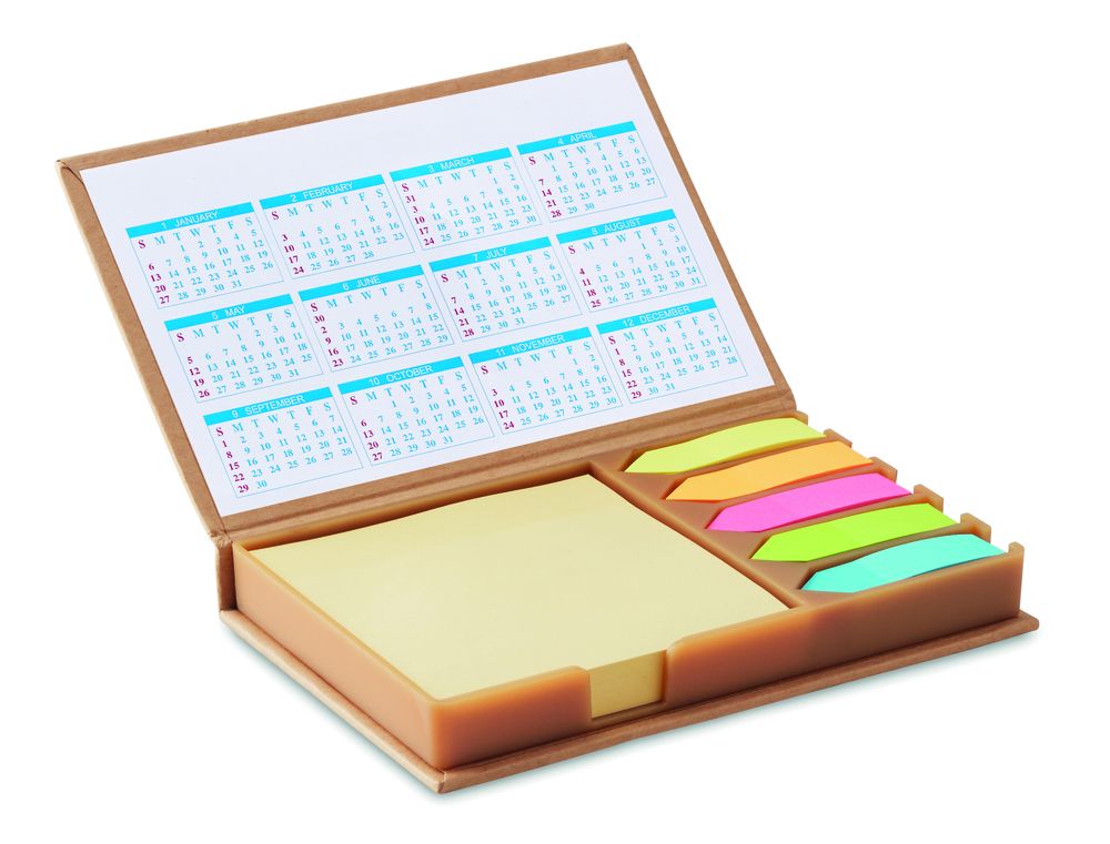 GiftRetail MO9394 - MEMOCALENDAR Set de notas y calendario
