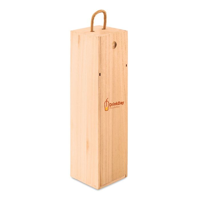 GiftRetail MO9413 - VINBOX Caja de vino de madera