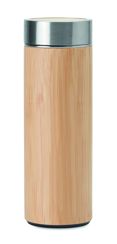 GiftRetail MO9421 - BATUMI Termo de bambú de doble capa