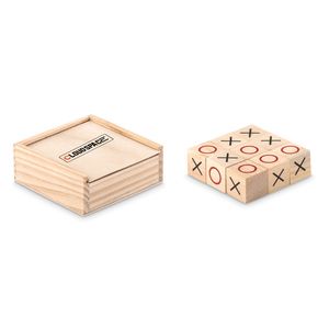 GiftRetail MO9493 - Juego de cinco en raya de madera Wood