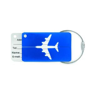 GiftRetail MO9508 - FLY TAG Identificador maleta aluminio Azul royal