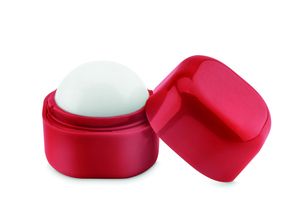 GiftRetail MO9586 - LIPS Bálsamo labial en caja cúbica Rojo