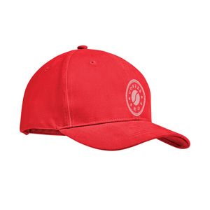 GiftRetail MO9643 - TEKAPO Gorra algodón grueso Rojo