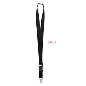 GiftRetail MO9661 - WIDE LANY Lanyard 25mm con mosquetón