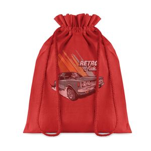 GiftRetail MO9731 - TASKE MEDIUM Bolsa de algodón mediana Rojo