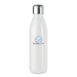 GiftRetail MO9800 - ASPEN GLASS Botella de cristal 650ml Blanco