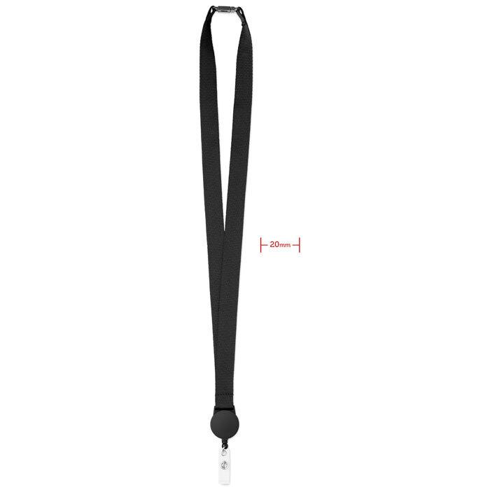 GiftRetail MO9852 - ZIP LANYARD Lanyard de poliéster