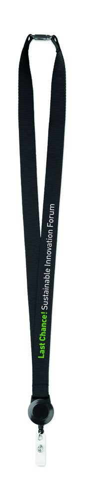 GiftRetail MO9852 - ZIP LANYARD Lanyard de poliéster