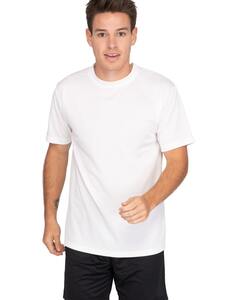 Mustaghata BOLT - Camiseta activa para hombre Spandex de poliéster 170 g/m² Blanco