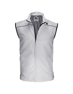 Mustaghata DYNAMIX - Windbreaker corriendo unisex transpirable sin mangas Blanco