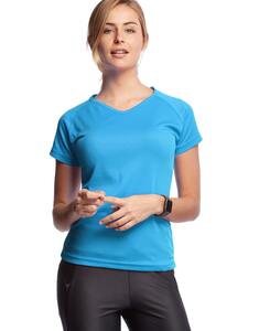 Mustaghata GAZELLE - Camiseta activa para mujeres 125 G col en u Ocean