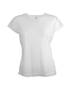 Mustaghata GAZELLE - Camiseta activa para mujeres 125 G col en u Blanco
