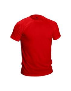 Mustaghata RUNAIR - Camiseta activa para hombres mangas cortas Rojo