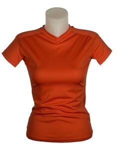 Mustaghata STEP - Camiseta corriendo para mujeres 140 g Naranja