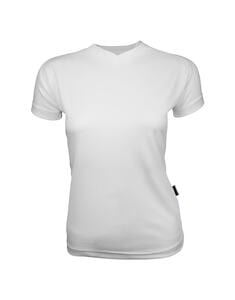 Mustaghata STEP - Camiseta corriendo para mujeres 140 g Blanco
