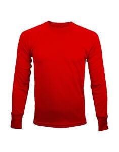 Mustaghata TRAIL - Camiseta activa para hombres mangas largas 140 g Rojo