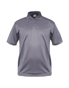 Mustaghata TROPHY - Polo activo para hombres mangas cortas Gris