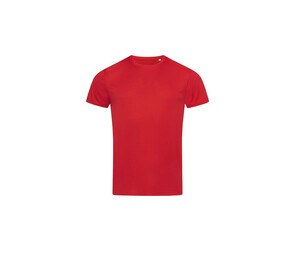 Stedman ST8000 - Hombre de la camiseta deportiva Crimson Red