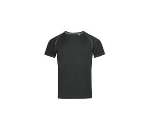 Stedman ST8030 - Equipo deportivo Raglan Camiseta para hombre Black Opal