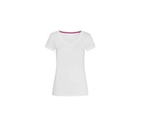 Stedman ST9130 - Camiseta de damas de cuello en V de Megan White