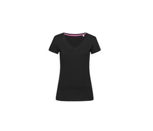 Stedman ST9130 - Camiseta de damas de cuello en V de Megan Black Opal