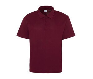 Just Cool JC040 - Polo hombre transpirable Burgundy