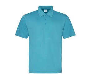 Just Cool JC040 - Polo hombre transpirable Turquoise Blue