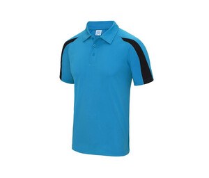 Just Cool JC043 - Polo sport contraste Sapphire Blue/ Jet Black