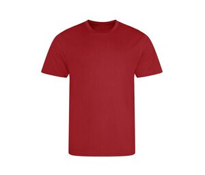Just Cool JC201 - Camiseta deportiva de poliéster reciclado Fire Red